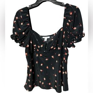 topshop flower top